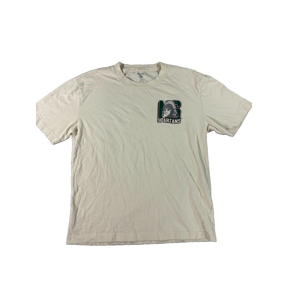 Hollister Boxy Fit Michigan State Graphic Tshirt. Men's XS.
